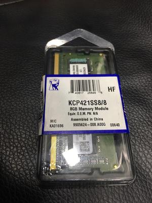 Memoria Ddr4 8 Gigas