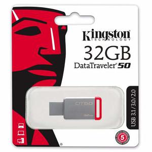 Memoria Usb Kingston 32gb Datatraveler 50 Usb 3.1 En. Gratis