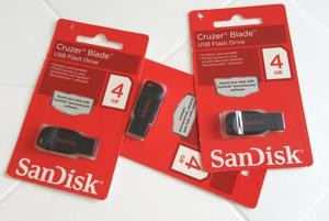 Memorias Pendrive Sandisk 4Gb