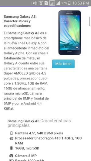 Galaxy A3 4g Lte