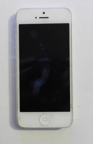 Iphone 5 de 16 gigas usado color blanco con tecnología 4G