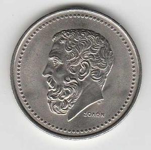 Moneda De Grecia De 50 Dracmas 