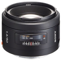 Sony 50mm F/1.4 Alpha A-mount Standard Prime Lens