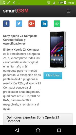 Sony Z1 Compact