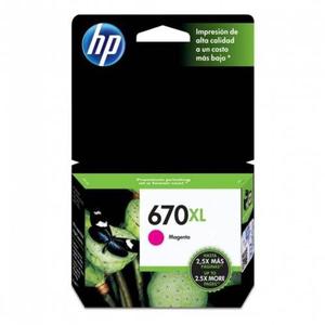 Cartucho Hp Magenta 670xl (ref. Cz119al) Para Impresora...