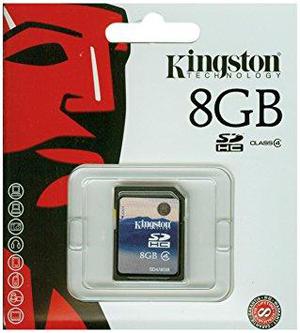 Tarjetas de Memoria Kingston SD4 8GB Clase 4