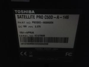 Vendo Cambio Portatil Toshiba C50d de 17