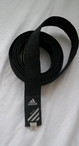 Cinturon Artes Marciales Negro Adidas