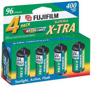 Fujifilm Superia X-tra 400 Películas De 35 Mm - 4x24 Exp,