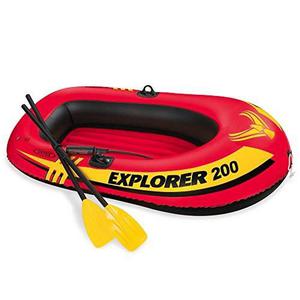 Intex Explorador  Persona Bote Inflable Con Remos Con