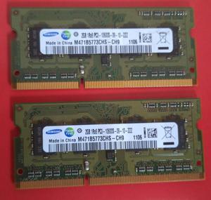 Memoria para portatiles SoDIMM DDR3 2x2GB ORIGINAL