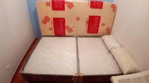 Cama Base Y Colchon Oferta Unica Fabrica