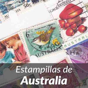 Estampillas De Australia - Paquetes De 50 Diferentes
