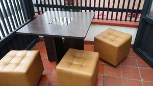 Mesas en Madera