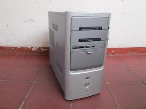 Caja Super ATX HP gris con lector memorias y tarjeta de TV
