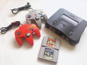 Consola Nintendo 64 2 juegos y 2 controles