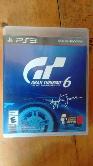 Juego PS3, Gran Turismo 6, perfecto estado
