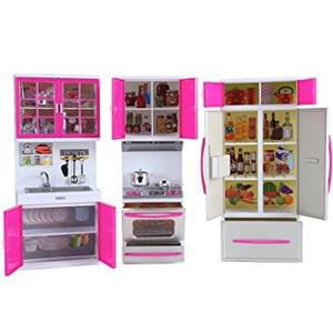 Juguete Mi Cocina Moderna Mini Toy Playset W / Luces Y Soni