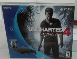 Playstation 4 Slim 500 GB Uncharted 4 NUEVOS.