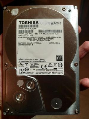 Vendo Disco Duro Toshiba de 02 Teras