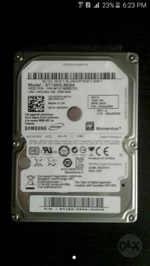 Vendo Disco Duro de 1tb para Portatil