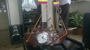 Barco Reloj de Decoracion