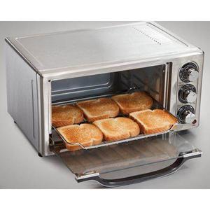 Horno Tostador Hamilton Beach Acero Inoxidable 6 Rebanadas,