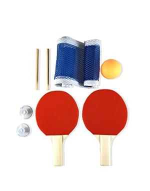 Mini Ping Pong Paddle Set - Raqueta Cubierta Mesa De Ping...