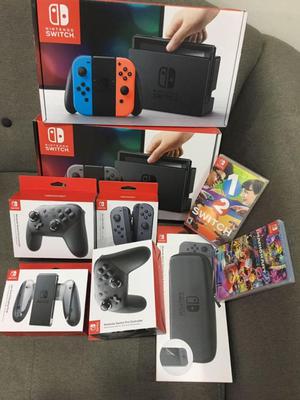 Nintendo Switch, juegos y accesorios.