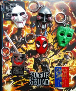 Llaveros Metal SAW La Mascara Deadpool Escuadron SUicida