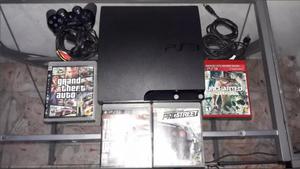 Playstation 3 ps3 Slim 120 GB 9 Juegos originales