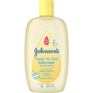 Cabeza A Los Pies De Johnson Baby Wash, 15 Oz Fl.