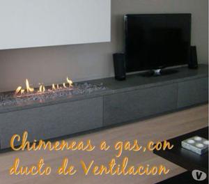 Chimeneas a gas con control remoto