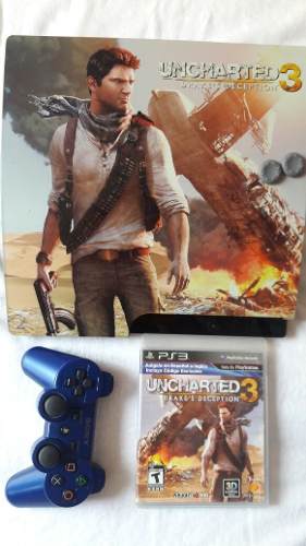 Play 3, Buenas Condiciones, Pelicula Uncharted 3 Y 1 Control