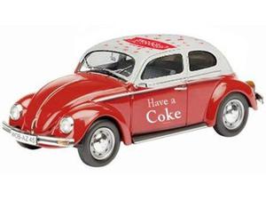  Volkswagen Escarabajo Coca Cola Roja 1/43 Por Motorcit