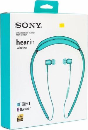 sony mdrex750bt bluetooth h.ear headphones