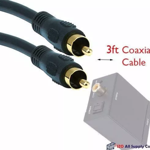 Cable Coaxial 1mt Audio/video Rca Cable 75ohm