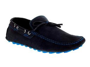 Zapato Tipo Mocasín Mara Azul Electrico F.nebuloni