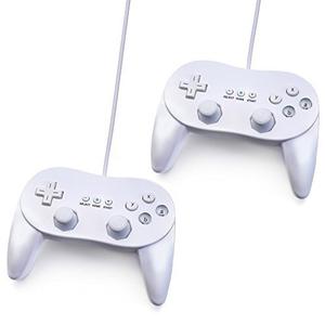 2x Jeindeer Classic Controller Pro Para Nintendo Wii (bla...