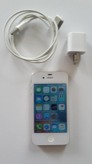 Celular iPhone 4S 16GB Blanco. Libre iCloud. Libre todo