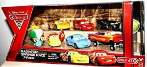 Juguete Disney Pixar Cars 2 Película 7 Pack Fijados Radiado