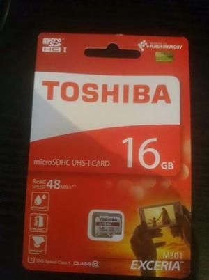Memoria Micro Sd 16gb Toshiba Original Clase 10 Nueva