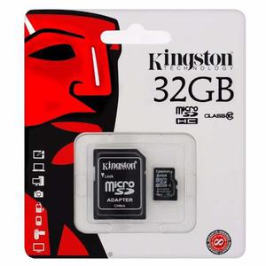 Memoria Micro Sd 32 Gb Kingston Clase 10 + Adaptador