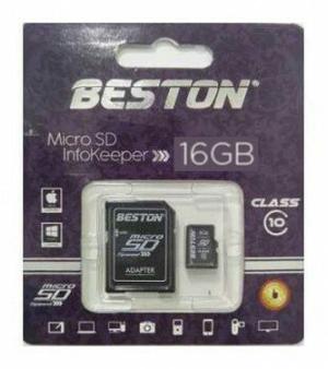 Memoria Micro Sd Beston Para Celular 16gb Clase 10