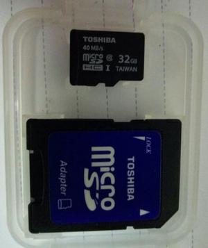 Micro Sd 32 Gb Clase 10 Toshiba