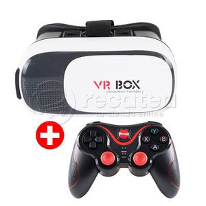 Combo Gafas Vr Box De Realidad Virtual + Control Gamepad S5
