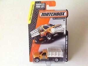 Camion Matchbox Ford F-350 Naranja/blanco Envio Gratis