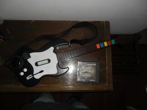 Guitarra Ps2 2/2 Slim Guitar Hero Y Juego Metallica