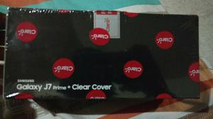 J7 Prime Negro Clear Cover