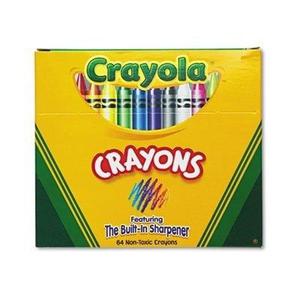 Colores Clásicos Paquete Crayones, Surtidos 64 / Caja, Vend